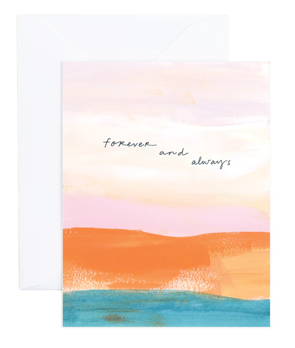 Blair Sunrise Love Greeting Card by Evergreen Summer