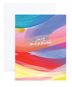 Erin Rainbow Wedding Greeting Card by Evergreen Summer