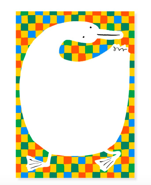 Duck Quilt Notepad by Karen Schipper