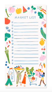 Fruit Market Party Notepad by Karen Schipper