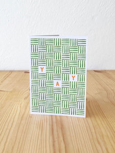Yay Card by Hand and Palm