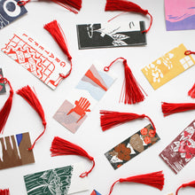 Set of Three Makeready Letterpress Bookmarks by Heartell Press