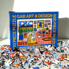 Happy home illustrated 500-piece jigsaw puzzle by Gab Art & Design