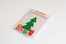 Merry Christmas Tree Greeting Card by Bon Femmes