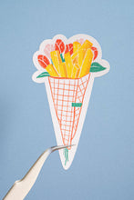Fries Over Flowers Sticker by hey*sooj