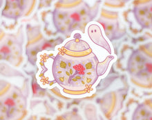 Autumn Teapot Clear Sticker by Unicorn Eclipse