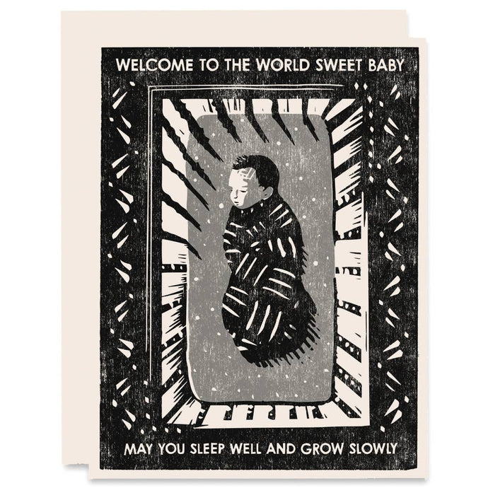 Welcome To The World Card by Heartell Press
