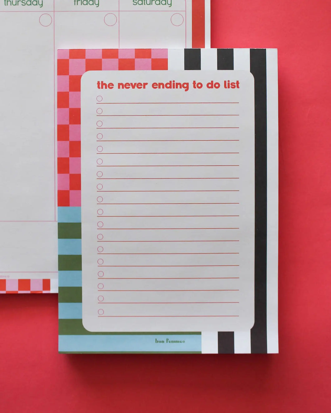 Never Ending To Do List Notepad by Bon Femmes