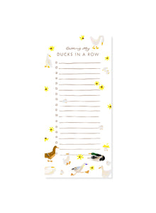 Ducks in a Row Listpad by Karen Schipper