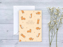 Cute Corgis to Cheer You Up Greeting Card by Kela Designs