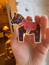 Dala Horse Sticker by Persika Design Co.