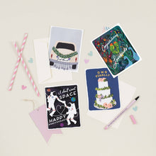 Lovebirds | Congrats Happy Wedding, Engagement Card by Slightly Stationery