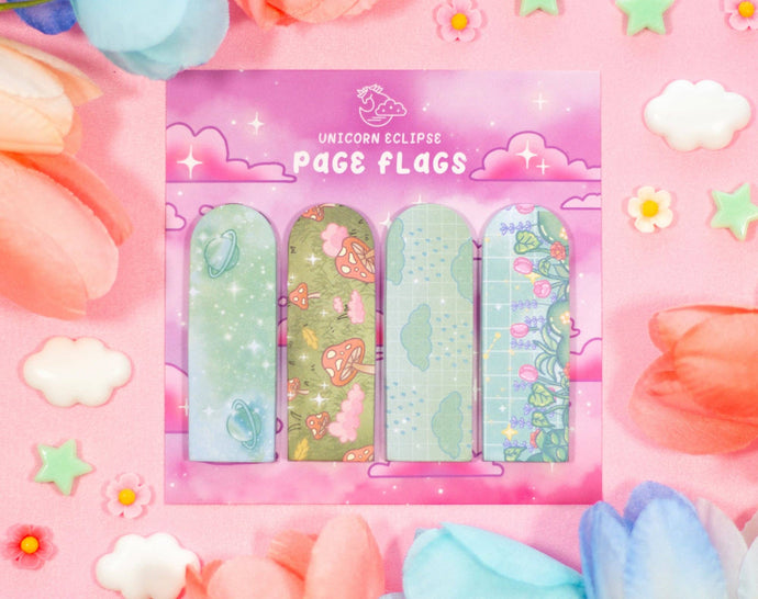 Page Flags (Green) by Unicorn Eclipse