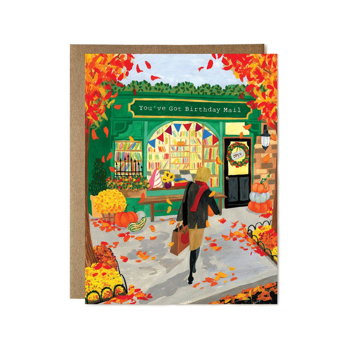 You've Got Mail Birthday Card by Ula Bloom