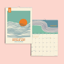 2026 Calendar | Tidal Waves A4 by Good Tuesday