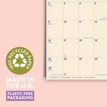 2026 Calendar | Tidal Waves A4 by Good Tuesday