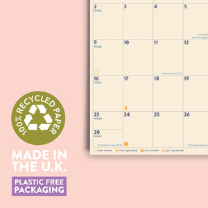 2026 Calendar | Tidal Waves A4 by Good Tuesday