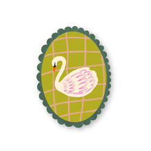 Swan Sticker by Mae Fox Creative