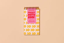 Goldfish Crackers Letterpress Pocket-size Spiral Notebook by And Here We Are