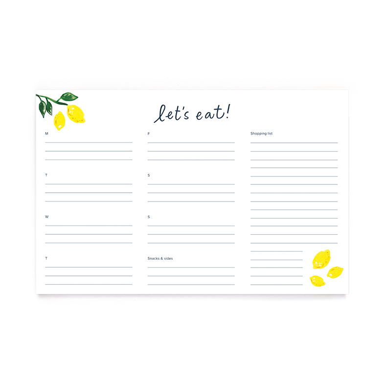 Courtney Notepad - by Evergreen Summer