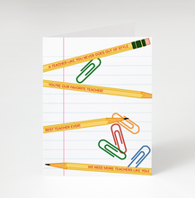Best Teacher Ever Greeting Card by Bon Femmes