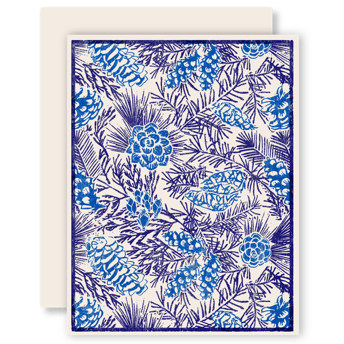 Pines and Boughs Letterpress Card by Heartell Press
