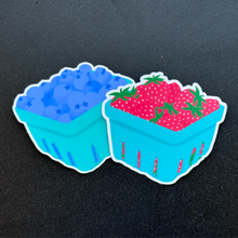 Blueberry Carton Sticker by Clem & Co.