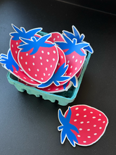 Strawberry Sticker by Clem & Co.