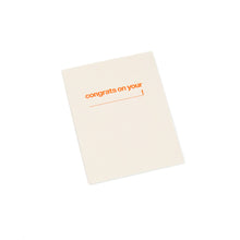 Congrats on your (blank) - greeting card by Gab Art & Design