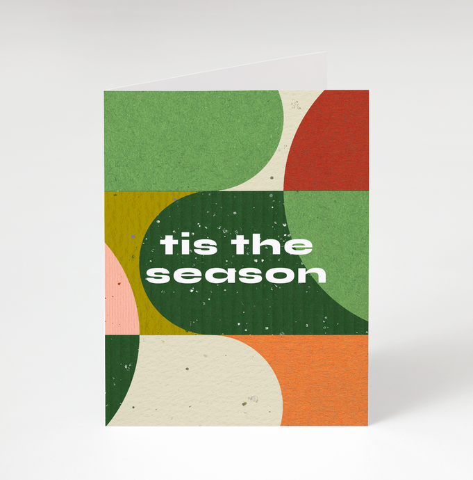 Tis The Season Greeting Card by Bon Femmes