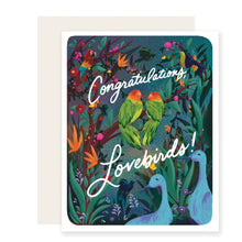Lovebirds | Congrats Happy Wedding, Engagement Card by Slightly Stationery