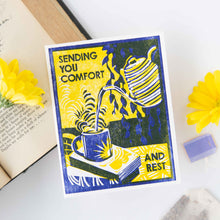 Sending You Comfort and Rest (Hot Tea and a Good Book) by Heartell Press