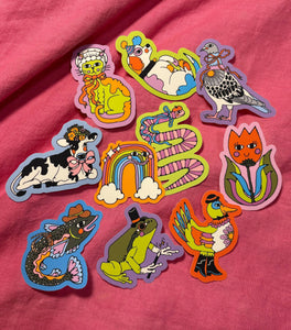 Sticker - Silly Cow by Ash & Chess