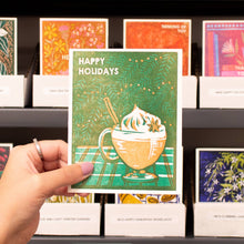 Happy Holidays (Eggnog) Christmas Card by Heartell Press