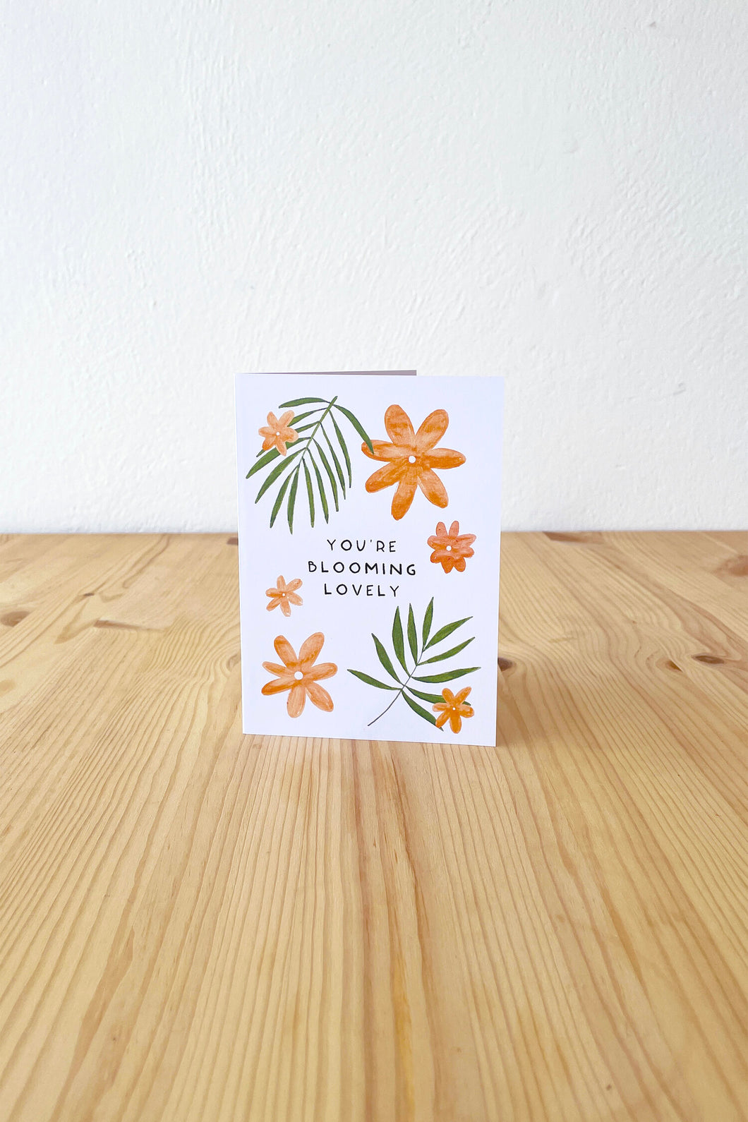 Blooming Lovely Card by Hand and Palm