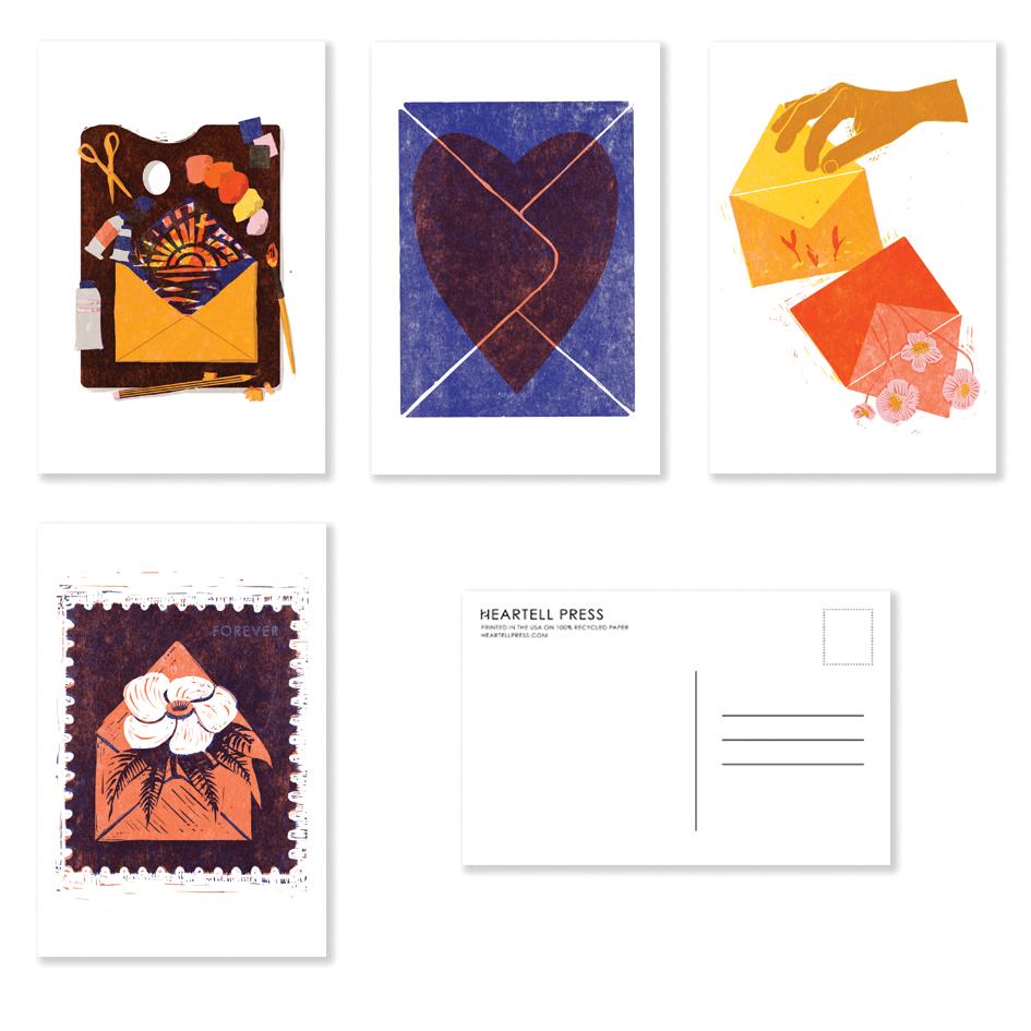 Start Small Postcard Set - by Heartell Press