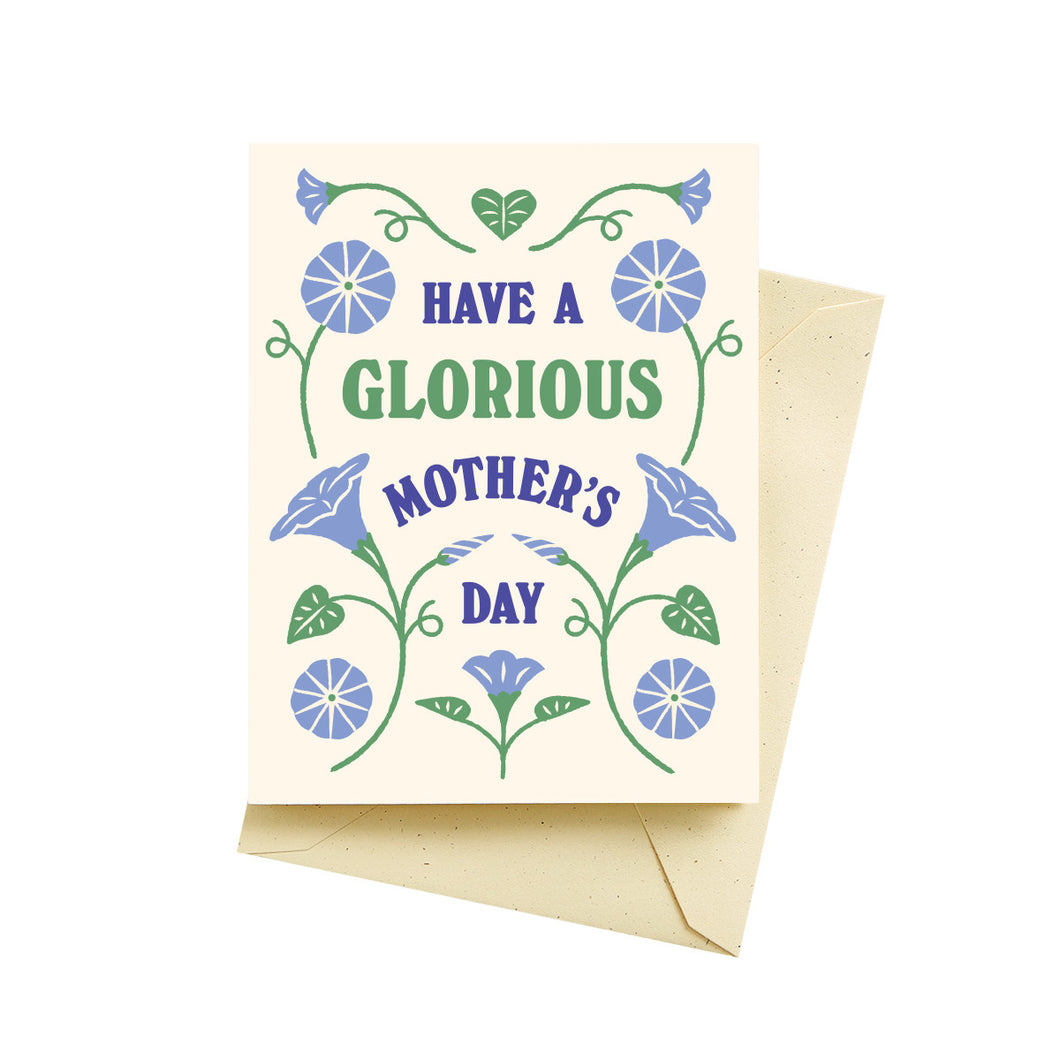 Morning Glory Mother's Day Card by Seltzer Goods