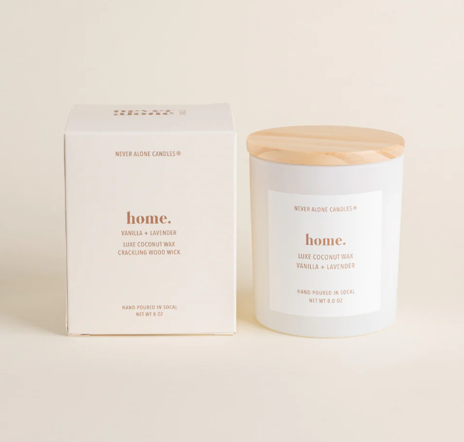 home: Vanilla & Lavender by Never Alone Candles
